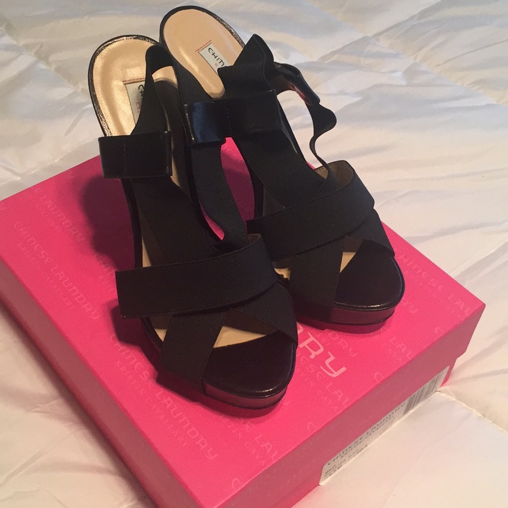 Chinese Laundry Kristin Cavallari Black Heels 9.5